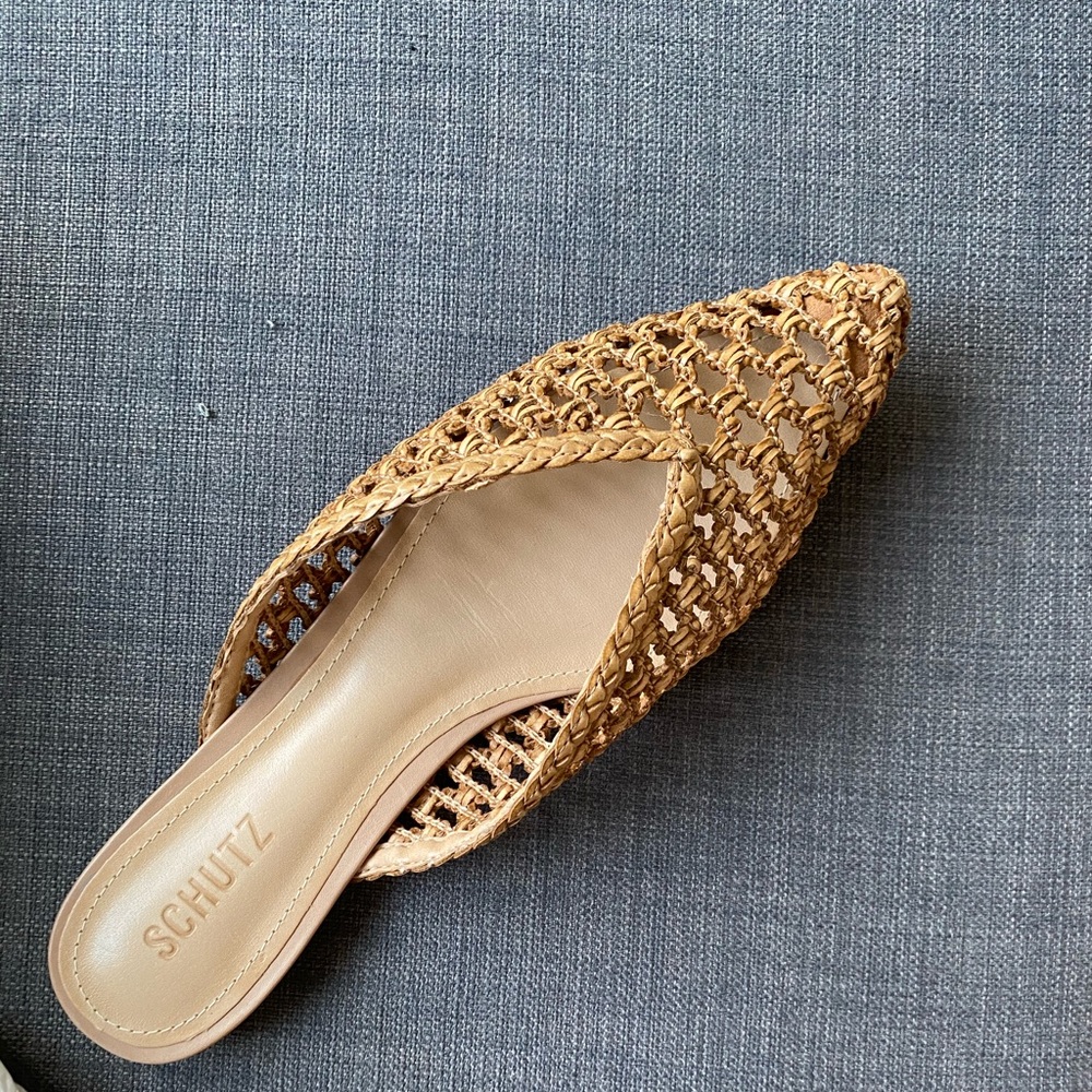 Schutz Badria Mule — Desert Leather